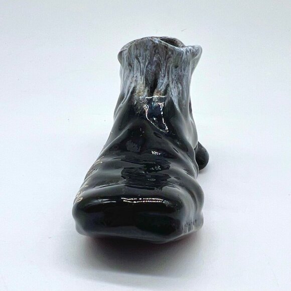 Vintage 70s Fundy View Motel Ceramic Souvenir Boot Shoe Collectible Canada - Picture 3 of 8
